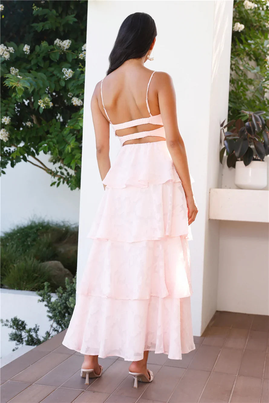 Thriving Now Maxi Dress Blush