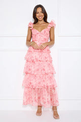 Sunbeam Soiree Maxi Dress Pink
